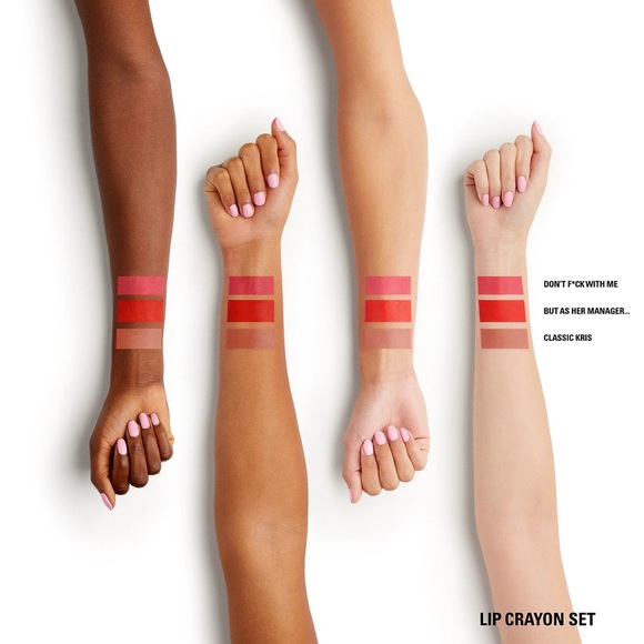 Kylie Cosmetics Limited Edition kris collection lip crayon Set of 3 NIB - Picture 3 of 7